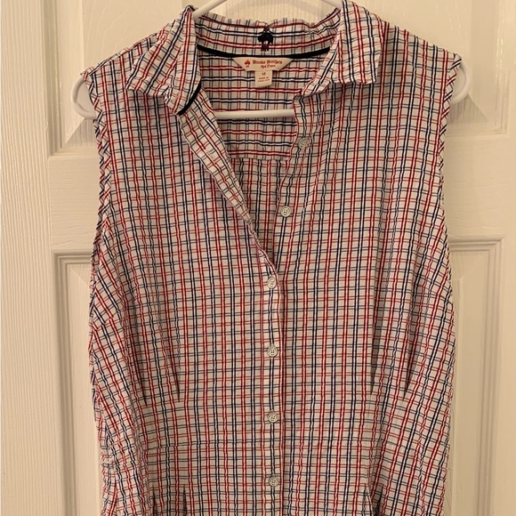 Brooks&Brothers, Size 14 Large,”Ghana Must Go” Patterned Dress,100% Cotton - Picture 2 of 4